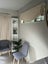 Custom made “ London Blind” in “ Sand Stone” poly linen fabric. Carousel 2