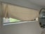 Custom made “ London Blind” in “ Sand Stone” poly linen fabric. Carousel 3