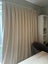 A curtain in “ Sand Stone” poly linen fabric. Width 1.8 m Carousel 3