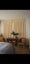 A curtain in “ Sand Stone” poly linen fabric. Width 1.8 m Carousel 5