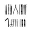 18PCS/Set Stainless Steel Manicure Nail Kit Pedicure Grooming Clippers Tools Carousel 2