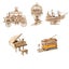 Robotime Classic 3D Wooden Puzzle Kit Carousel 3