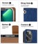 For iPhone 12 Pro Max Wallet Flip Denim Case Cover Carousel 4