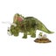 3D Crystal Puzzle Green Triceratops Carousel 1