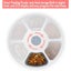 Intelligent Wet & Dry Food Dispenser 6-Compartments 180ml Cat and Dog Pet Aut... Carousel 3