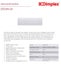 Dimplex 2.4KW 2400W Alta Top Outlet Panel Heater Carousel 4