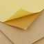 A4 Labels Sticker, Brown Kraft Sticker Paper Self Adhesive Label Carousel 5