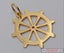 Ship Wheel Charm/Pendant in 22ct Yellow Gold Carousel 2