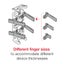 RAM Finger Grip - Universal Phone / Radio Cradle with Yoke / G Clamp Mount Carousel 12