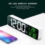 Large Screen Luminous LED USB Plug-in Digital Display Mirror Alarm Clock Carousel 4