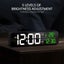 Large Screen Luminous LED USB Plug-in Digital Display Mirror Alarm Clock Carousel 6