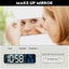 Large Screen Luminous LED USB Plug-in Digital Display Mirror Alarm Clock Carousel 13