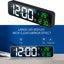 Large Screen Luminous LED USB Plug-in Digital Display Mirror Alarm Clock Carousel 14