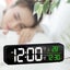 Large Screen Luminous LED USB Plug-in Digital Display Mirror Alarm Clock Carousel 16
