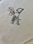 A superb UNUSED hand embroidered vintage white Irish linen Tea Towel #2 Carousel 2