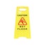 Cleanlink Wet Floor Safety Sign 32x31x65cm (Yellow) Carousel 1