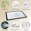 A4 Size Fill Light Tracing Magnetic Drawing Board Pad Carousel 5