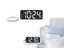 Extra Loud Vibrating Alarm Clock with Bed Shaker for Heavy Sleepers White Carousel 1