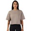 FOX RACING WOMENS WORDMARK CROP TEE [TAUPE] Carousel 5