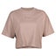 FOX RACING WOMENS WORDMARK CROP TEE [TAUPE] Carousel 3