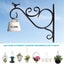 New 2Pcs Cast Iron Plant Hanger Brackets Wall Hanging Plants Hook Sale Sale Carousel 2