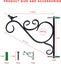 New 2Pcs Cast Iron Plant Hanger Brackets Wall Hanging Plants Hook Sale Sale Carousel 3