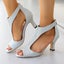 Women Roman Sandals Medium Heel High Heels Big Size 42 43 Summer 2024 Carousel 5