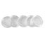 100pcs 27mm Coin Case Capsules Holder Clear Plastic Round Storage Box Carousel 6
