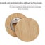 Bamboo Made Beer Opener Round Wooden Barrel Tap Magnetic Fridge Carousel 1