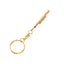 gold flute keychain instrument keychain golden flute keychain flute keychain Carousel 1