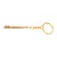 gold flute keychain instrument keychain golden flute keychain flute keychain Carousel 4