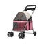 Pawz Large Pet Stroller Dog Cat Carrier Travel Pushchair Foldable Pram 4 Wheels Carousel 1