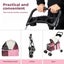 Pawz Large Pet Stroller Dog Cat Carrier Travel Pushchair Foldable Pram 4 Wheels Carousel 3