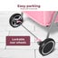 Pawz Large Pet Stroller Dog Cat Carrier Travel Pushchair Foldable Pram 4 Wheels Carousel 6
