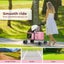 Pawz Large Pet Stroller Dog Cat Carrier Travel Pushchair Foldable Pram 4 Wheels Carousel 7