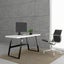 Fresno Writing Typing Desk, White/Black, Elegant? Solved! Carousel 4