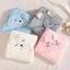1pc Soft & Skin-Friendly Children's Cartoon Bath Towel & Blanket Carousel 11