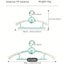 5pcs Adjustable Kids Hangers That Will Grow Up Year0-Year18 Carousel 3