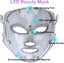 Led Face Mask 7-Color Light Therapy Facial Mask Blue & Red Light Skin Care Mask Carousel 4