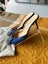 Authentic Brand New MANOLO BLAHNIK Satin Crystal Embellishments Mules Carousel 2