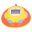baby shower thermometer Baby Bath Thermometer Fun Cartoon Flying Disc Waterproof Carousel 4
