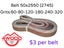 3$ per Sanding / Linishing Belt 50 x 2550 (50x2745) Grit 60-320 Carousel 1
