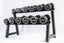 2 x 25kg Round Rubber Dumbbells Carousel 4