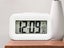 Digital Alarm Clock Thermometer Calendar Indoor Temperature Monitor White Carousel 3