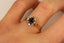 9ct Sapphire & Diamond ring Carousel 8