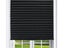 180x60cm Black Window Shades Pleated Blinds Light Blocking Pleated Shades Carousel 2