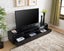 Tauris Suave1800 Lowline Cabinet - Black (1800W X 400D X 365H) Carousel 3