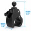 RAM Tough-Claw Adjustable Mount - Medium - Alloy Arm and Diamond Base Carousel 3