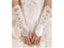 Hollowed-out Ivory Satin Dress Gloves Carousel 1