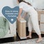 Baby Playpen Baby Gate Baby Foldable Wooden Play Fence with Locking Gate Carousel 3